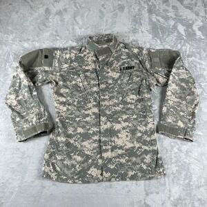 US Army ACU Army Combat Uniform Jacket Men Small Green Camouflage